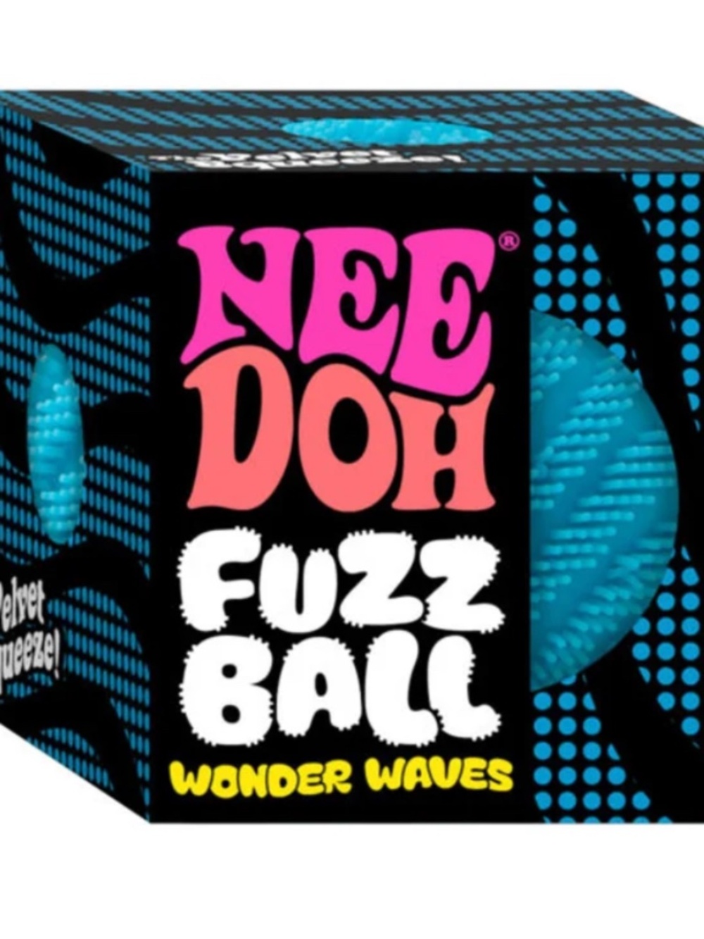 Needoh Fuzzball wonder waves in blue